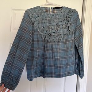 Blue Zara Blouse